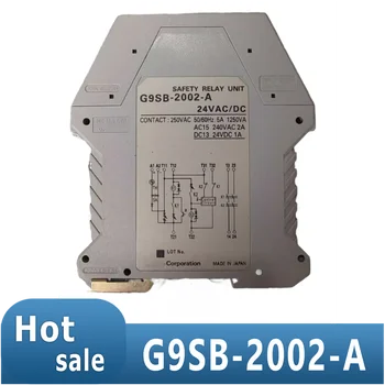Новый оригинальный ультратонкий блок реле безопасности G9SB-2002-A, установленный на DIN-рейке AC/DC24V