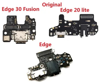 Оригинал для Motorola Moto Edge 20 30 Fusion S30 Pro Lite USB порт для зарядки микрофон Док-станция для подключения микрофона Плата Гибкий кабель