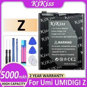 Оригинальный KiKiss 5000 мАч для UMI DIGI Z Extreme Сменный аккумулятор для UMI Umidigi Z Bateria Batterie Аккумуляторы для телефонов + НЕТ