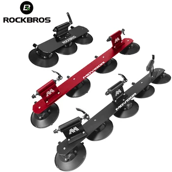 Официальная велосипедная стойка ROCKBROS, автомобильный держатель на присосках, держатель для велосипеда на крыше багажника, аксессуар для горного велосипеда Quick MTB