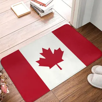 Персонализированный коврик с флагом Канады, Противоскользящий Коврик, Патриотизм, коврик для ванной, кухни, туалета, Ковер 40*60 см