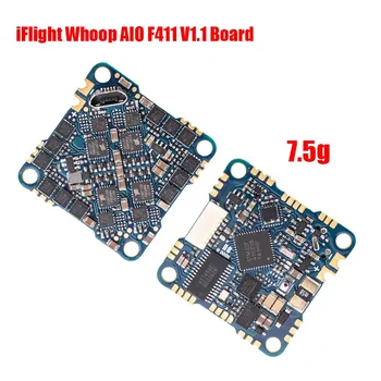 Плата iFlight Whoop AIO F411 V1.1 (BMI270) Интегрированного ESC Управления полетом с 5V 2A BEC / 8MB BlackBox для FPV-дрона