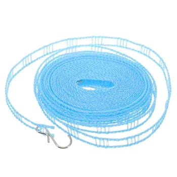 Подвесная бельевая веревка для стирки на открытом воздухе Нескользящие бельевые веревки Сушильные стеллажи