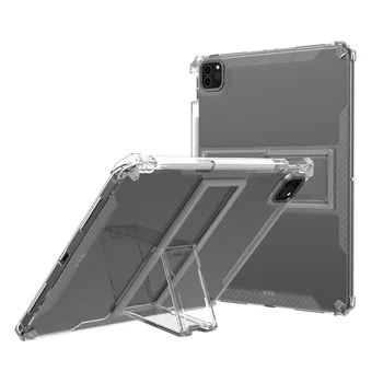 Подставка с 4 Подушками Безопасности Funda Для iPad Pro 12.9 6-го Поколения 2022 Чехол Держатель Карандаша Чехол Для iPad Pro 12.9 2021 2020 2018 Задняя крышка из ТПУ