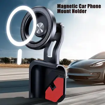 Подходит для Автомобильного Держателя Телефона Tesla Model3/y С Плавающим Экраном, Автомобильной Навигации, Магнитного Всасывающего Автомобильного Держателя Телефона S1C6