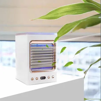 Портативный охладитель воздуха с увлажнителем Настольный USB-увлажнитель воздуха с быстрым охлаждением для домашней спальни, классной комнаты