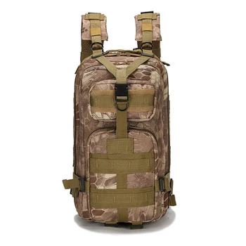 Походный тактический рюкзак Molle Assault Pack из ткани Оксфорд Большой емкости для пеших прогулок, охотничья дорожная сумка через плечо