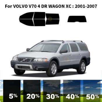 Предварительно Обработанная нанокерамика car UV Window Tint Kit Автомобильная Оконная Пленка Для VOLVO V70 4 DR WAGON XC 2001-2007