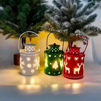 Рождественские свечи, светодиодные фонарики, ветряные фонарики, электронные свечи, креативные праздничные украшения в скандинавском стиле.