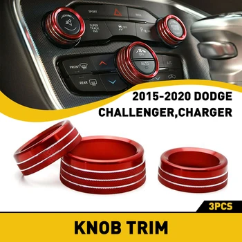 Ручка автомобильного кондиционера для Dodge Challenger Charger 2021 2020 2019 2018 2017 2016 2015 Кнопка автоматического поворота ручки температуры