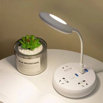 Светодиодная настольная лампа Лампа для чтения в спальне Мини Складная настольная лампа с прямым подключением USB Портативная ночная лампа прикроватная лампа для студентов в общежитии
