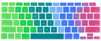 Силиконовый чехол для клавиатуры Macbook Air 13 дюймов 2020 с Сенсорным Id Покрытием (модель: A2179 Us Layout)