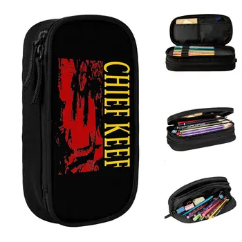 Симпатичные пеналы Chief Keef, пеналы для рэперов 90-х, держатель для ручек для девочек и мальчиков, сумки большой емкости, офисная косметика, канцелярские принадлежности
