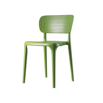 Скандинавские обеденные стулья, Штабелирующее кресло, Складное Пластиковое кресло, мебель для экономии места, Роскошные Удобные Эргономичные стулья для мероприятий
