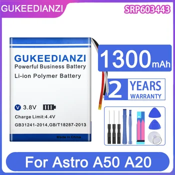 Сменный Аккумулятор GUKEEDIANZI SRP603443 1300 мАч Для Astro A20 A50 Bateria