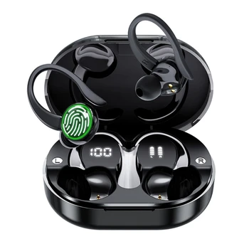 Спортивные наушники N80D, совместимые с Bluetooth, беспроводные наушники с ушными крючками Hi-Fi