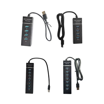 Универсальный USB-концентратор, док-станция, компьютерные аксессуары, подключи и играй для портативных ПК
