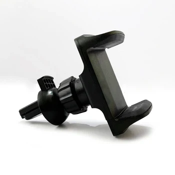 Универсальный автомобильный Держатель для телефона с вентиляционным отверстием, вращающийся на 360 °, с зажимом, черный ABS Пластик