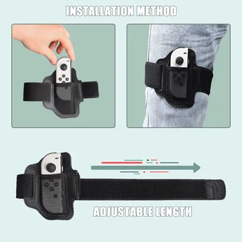 Эластичная лента для игровых аксессуаров с регулируемым переключателем, нейлоновый ремешок для ног, игровой