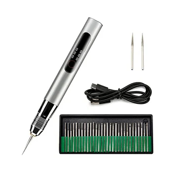 Электрическая ручка для гравировки, мини-шлифовальная ручка с USB-аккумулятором, полировальные машинки для ногтей, аккумуляторный инструмент для гравировки, A