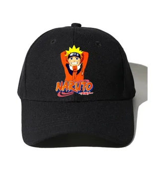 Японский аниме Наруто рисунок шляпа бейсболка папа шляпа Какаши Саске печати Бейсбол кепки snapback шляпа хип-хоп кепка